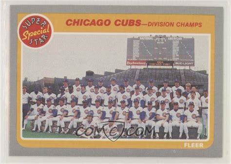 cubs roster 1985